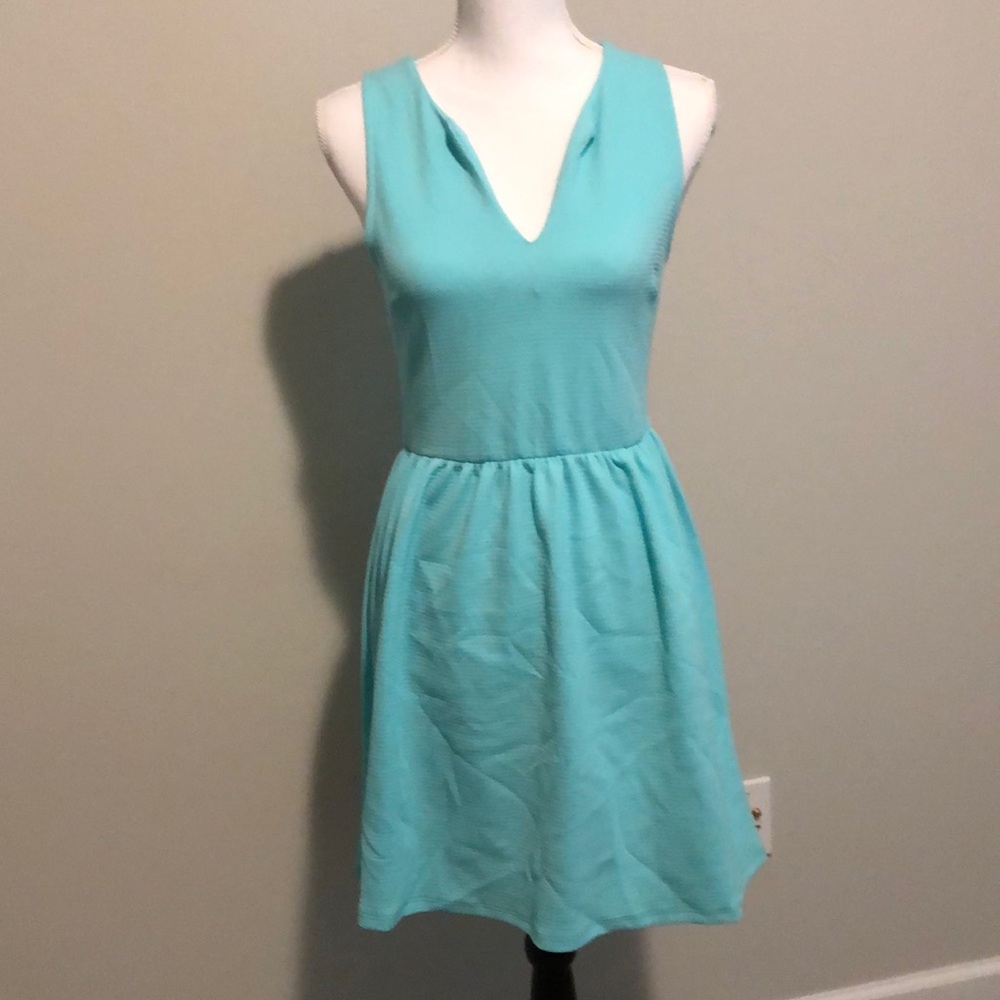 Mint green dress